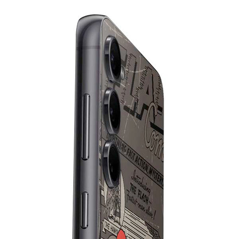 DC Comics Flash Mixed Media Galaxy S25 Skin